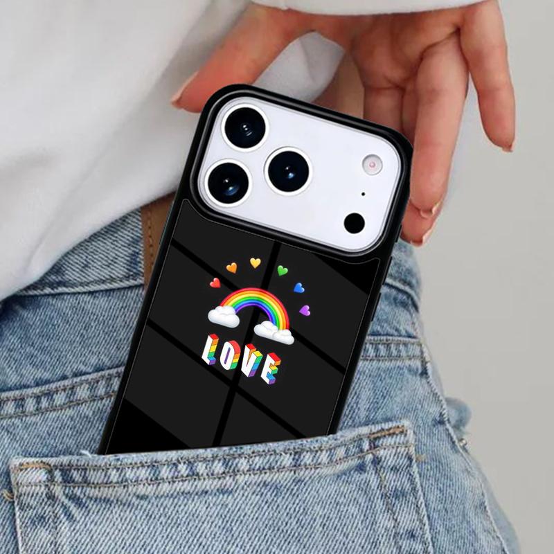 LGBT rainbow cloud Phone Case for iPhone 17ProMax 12 13 14 15 16e 17 Pro Max Plus Air Cover
