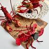 Yousheng Simulated Lobster Refrigerator Magnet Movable Joints Realistic Home Office Kitchen Locker Fridge Magnetic 3D Crayfish Decoration Ornament