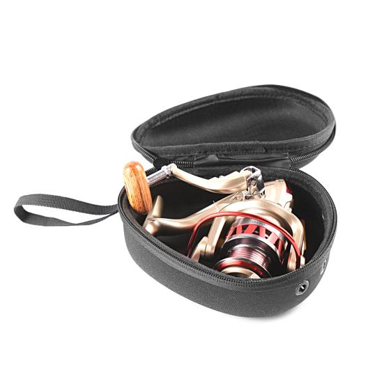 Сумка для рыболовной катушки с дренажным отверстием, застежкой-молнией, водонепроницаемая, для барабанной/спиннинговой/плотовой катушки, рыболовный чехол-сумка для кемпинга