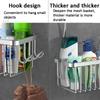 Wall-Mounted Bathroom Hanging Basket Toilet Shower Rack  Bath Products Storage Accessories