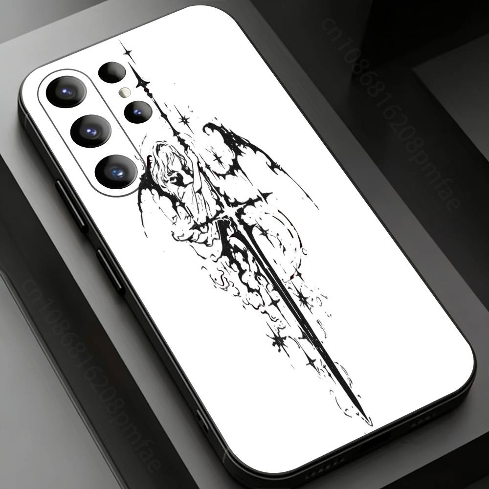 Чехол для телефона с готическим крестом для Samsung Galaxy S24, 25, 26, 23 22, 21, S20 Plus Ultra FE, мягкие чехлы fundas