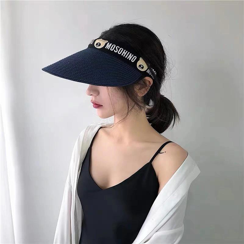 Женская летняя соломенная шляпа-утка - Универсальная солнцезащитная и пляжная кепка для путешествий на открытом воздухе