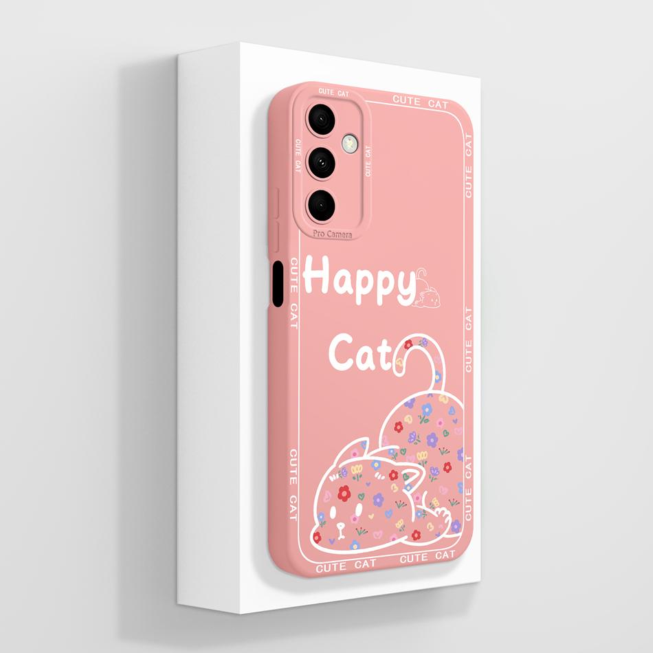 Для Samsung Galaxy M14 M23 F23 M33 M53 Чехол Простой Модный Задняя Крышка Мягкий Высококачественный Жидкий Силикон Ударопрочный Корпус Телефона