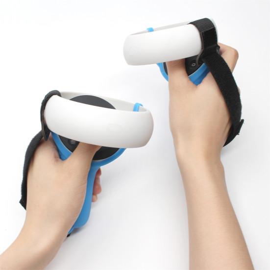 Полузакрытый силиконовый ремешок-крышка для Oculus, регулируемый на запястье, ручка Quest 2