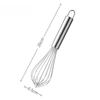 ZISIZ Manual Stainless Steel Whisk
