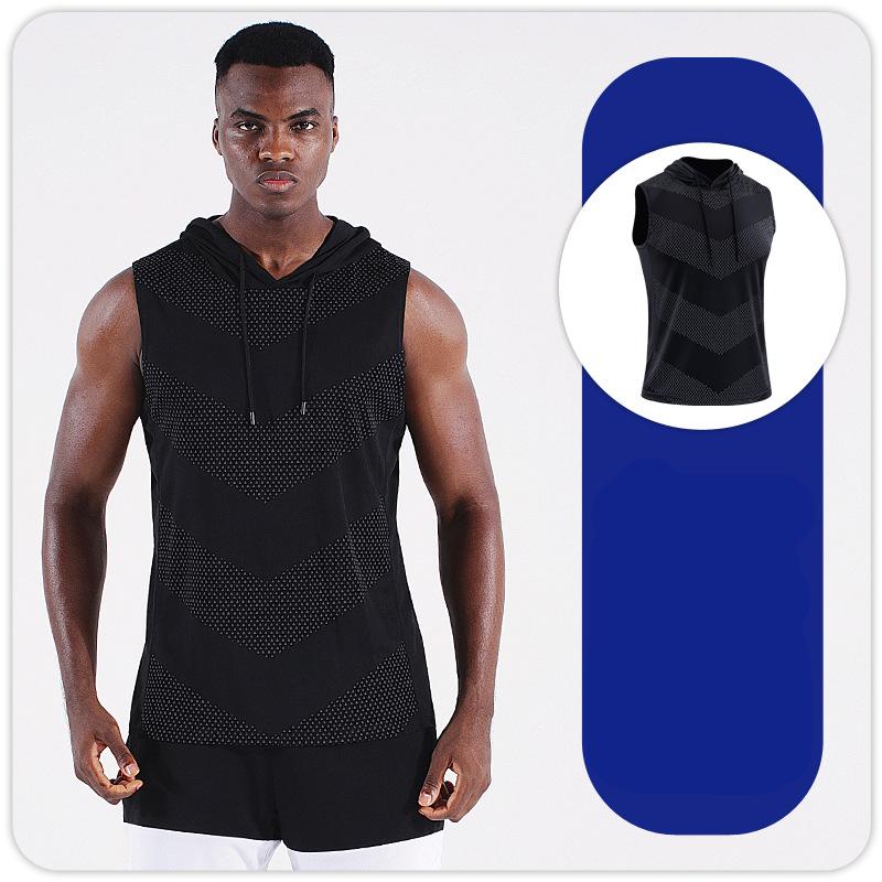 Мужские жилеты для бега, майки, толстовки без рукавов, рубашки для бега, спортивные блузки, топы для фитнеса, одежда для фитнеса, марафона