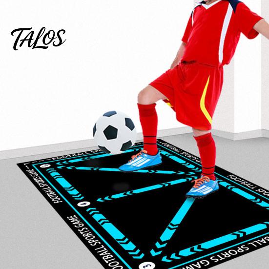 Soccer Footwork Trainer Football Footstep Training Mat Silent Sports Auxiliary Non-Slip Non-slip Indoor Practice Equipment for Agility And Speed