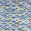 Raw 110cm X Japanese Cut Japanese Made In Cut Approximately 110cm X Wave Navy Young Leaves Wool, 50cm, Pattern, Seigaiha, Cloth, Style, Cotton, Japan,