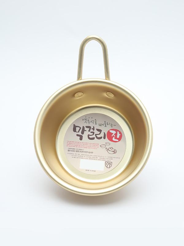 Корейская традиционная латунная чашка для макколи 1 шт.