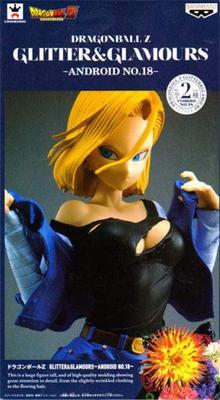 BANPRESTO Dragon Ball Z GLITTER & GLAMOURS -АНДРОИД №18- Обычная расцветка, штучный товар
