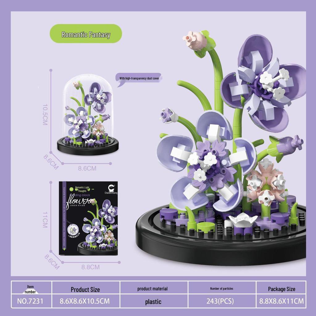 Суккулентный букет из цветов, конструктор - Праздничные подарки и игрушки