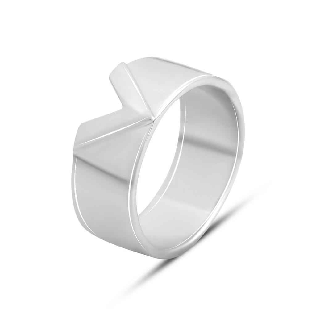 Серебряное кольцо без камней (2143406)