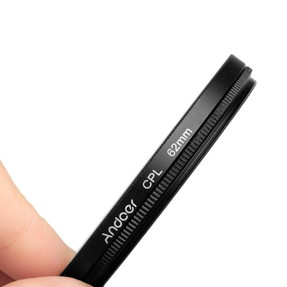 Andoer 62mm UV+CPL+Close-Up+4 +Star 8-Point Filter Circular Filter Kit Circular Polarizer Filter