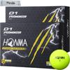Мячи для гольфа Honma Golf d1 Speed Monster 2 дюжины с оригинальным набором чистящих салфеток, (24 мяча), Желтый, BTQ2302,