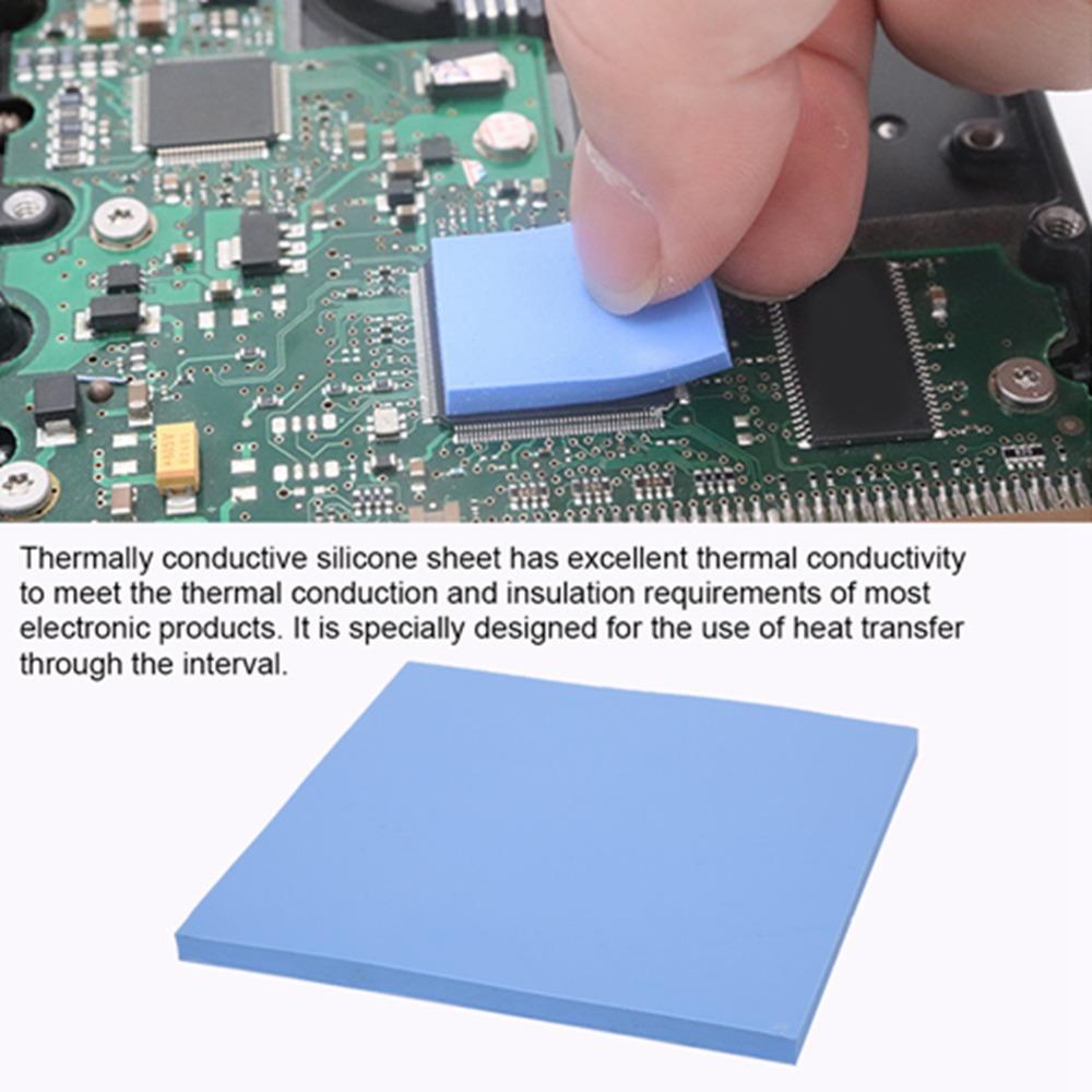 1.5w m-k Thermal Conductivity Pad Blue Thermal Sheet Thermal Conductivity Mat Heat Dissipation