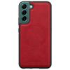LC.IMEEKE For Samsung Galaxy S22+ 5G Magnetic Case Compatible with MagSafe Leather TPU Back Cover