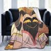 Adam Hazbins Hotels Anime Blankets Velvet Summer  Portable Ultra-Soft Throw Blankets for Home Travel Bedspreads