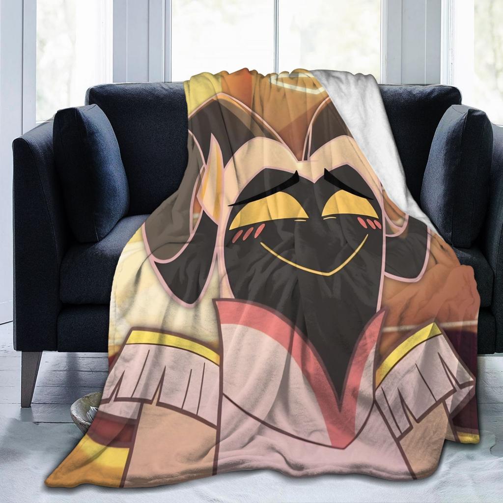 Adam Hazbins Hotels Anime Blankets Velvet Summer Portable Ultra-Soft Throw Blankets for Home Travel Bedspreads