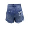 Летние женские шорты, удобные джинсовые шорты с бахромой и рваными ручными работами