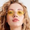 Fashion UV400 Steampunk Small Retro Shades Sun Glasses Metal Frame Rectangle Sunglasses