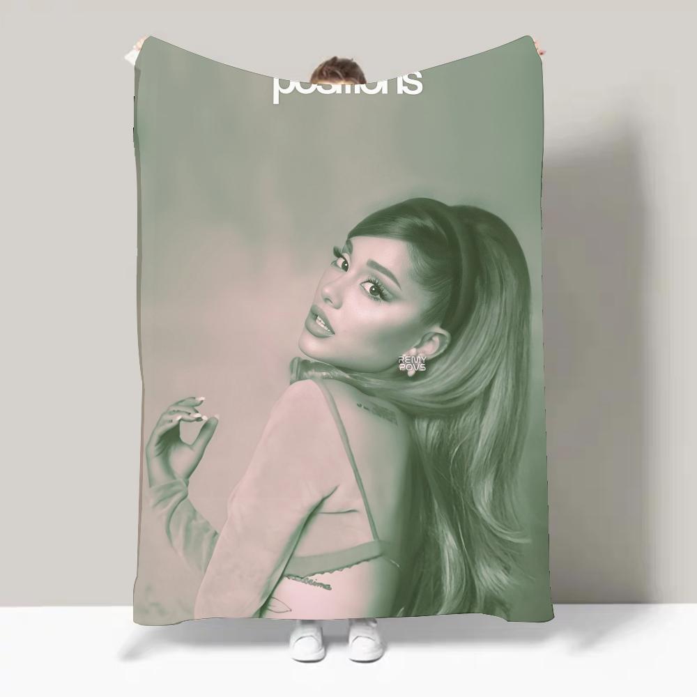 Singer A-Ariana G-Grande Hot Album Blanket Design Lightweight For Dorms, Naps, Living Room, Office,Sofa,All-Season