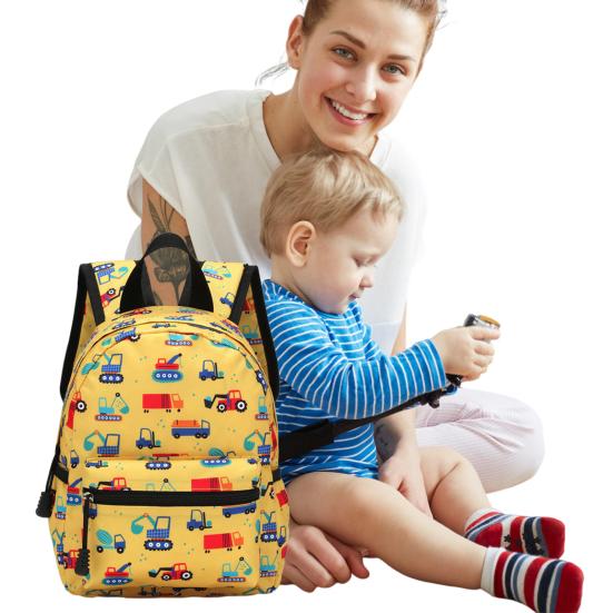 Мини-рюкзак для малышей, большая вместимость, застежка-молния, можно стирать в машине, не выцветает, детский рюкзак, многоцелевая школьная сумка