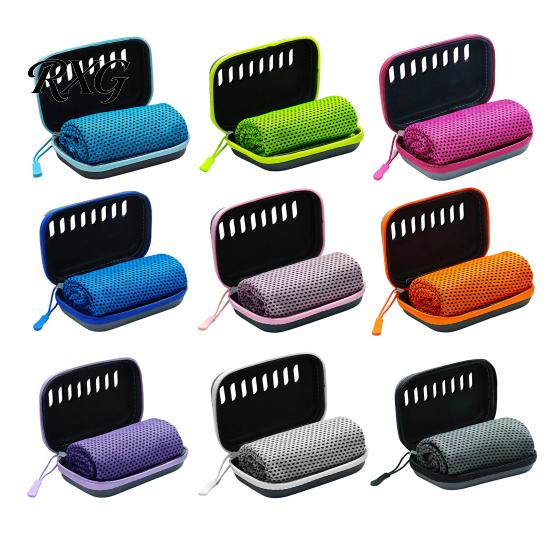 Cooling Towel for Sports with Carrying Case, 30x80cm Instant Microfiber Ice Outdoor Gear Towel, Portable Quick Drying Gym Workout Yoga Running