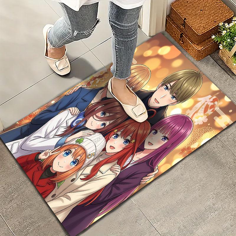 The Quintessential Quintuplets Carpet Rug For Living Room Bedroom Home Sofa Decoration Kids Play Nonslip Floor Mat