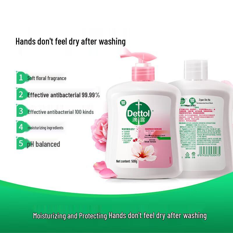 Dettol Antibacterial Hand Wash Refill & Soap Set