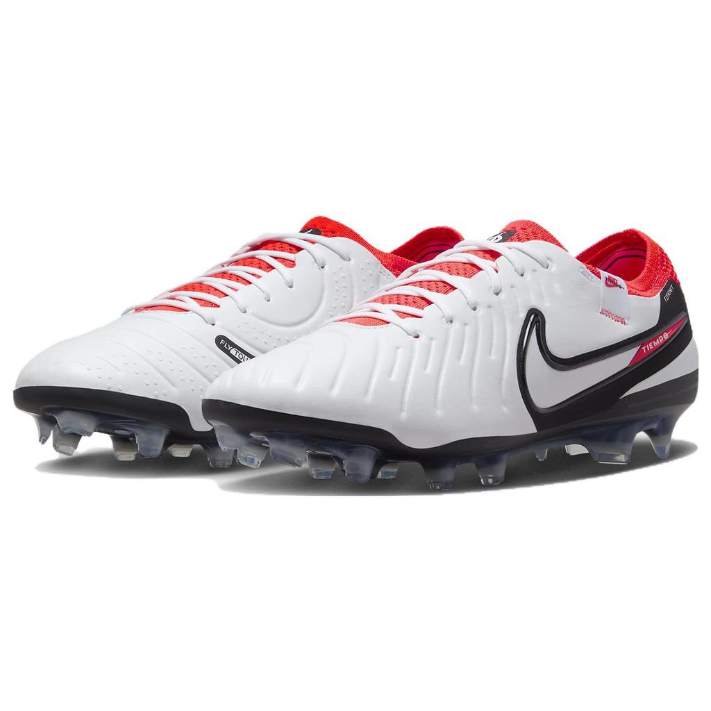 Nike Кроссовки унисекс Tiempo Legend 10 Elite FG Ready Pack Белый Ярко-Малиновый Черный DV4328-100
