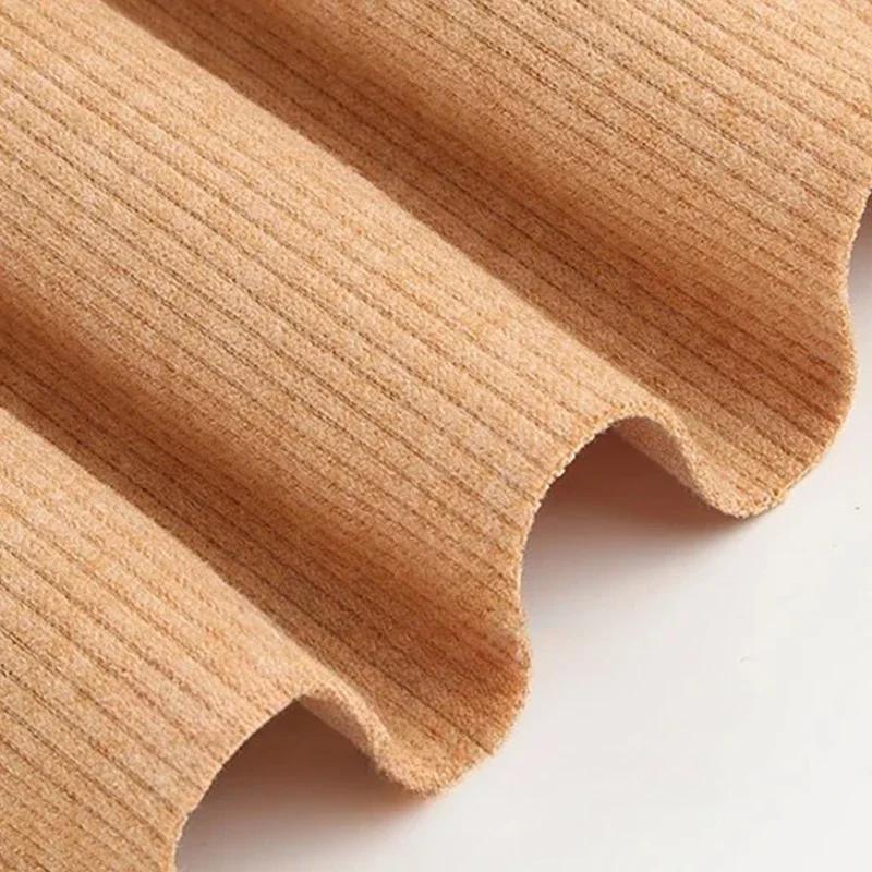 100x160 см шерстяная спандекс толстая рубчатая ткань эластичная имитация кашемира трикотажная ткань для самостоятельного шитья зимний теплый кардиган свитера