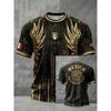 New Men Mexico National Soccer Jersey 3D  Print Quick Dry Football T Shirt  Sports Training Tee for Fan Match Daily Wear