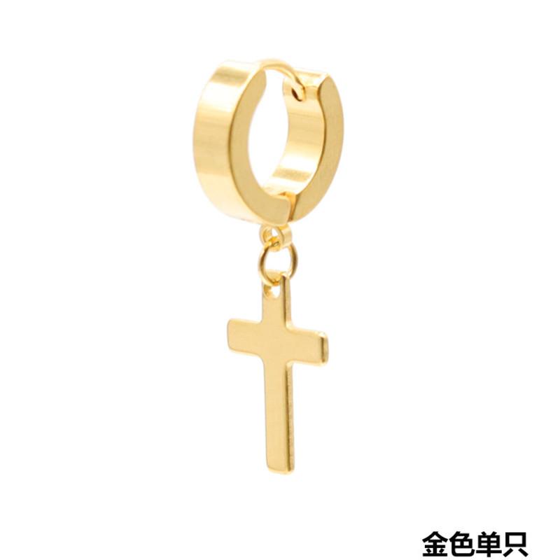 Модные серьги-крестики из нержавеющей стали, панк-украшения для крутых женщин и девушек, подарки для дружбы, аксессуары