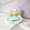 Мыльницы в форме цветка Самоосушающиеся Мыльница без скопления воды Не перфорированная Продлевающая срок службы мыла Мыльница Контейнер для мыла
