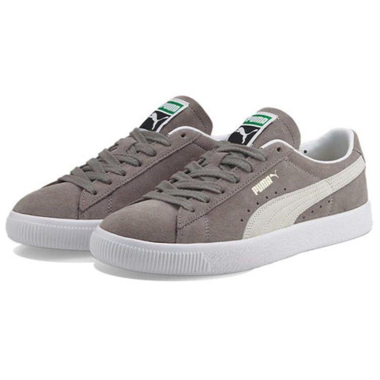 Puma Кроссовки унисекс замшевые Vintage Steel Grey Белые 374921-20