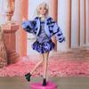 1 Set Newest DIY Kids Gift Toy Plush Coat Casual Wear Dolls Skirt Girl Clothes