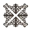 100PCS Vintage Style Iron Corner Desk Edge Corner Embellishments Decorative(Antique Brass)