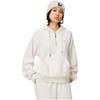 Li-Ning Plain Pullover Hoodie Women Hoodies Off-White AWDT824-3
