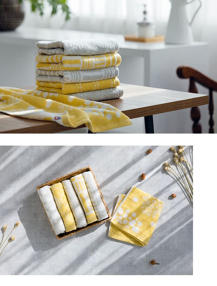 Мини-полотенце Imabari, набор из 3 шт., сертифицированный бренд, сделано в Японии, быстросохнущий, суперабсорбирующий хлопок, сделано в Японии, средней толщины, впитывает пот, Aika, серый