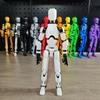 3D Printed Multi-jointed Robot Action Figure with Weapon Robot Model Movable Joint Figurine Desktop Decoration Ornament