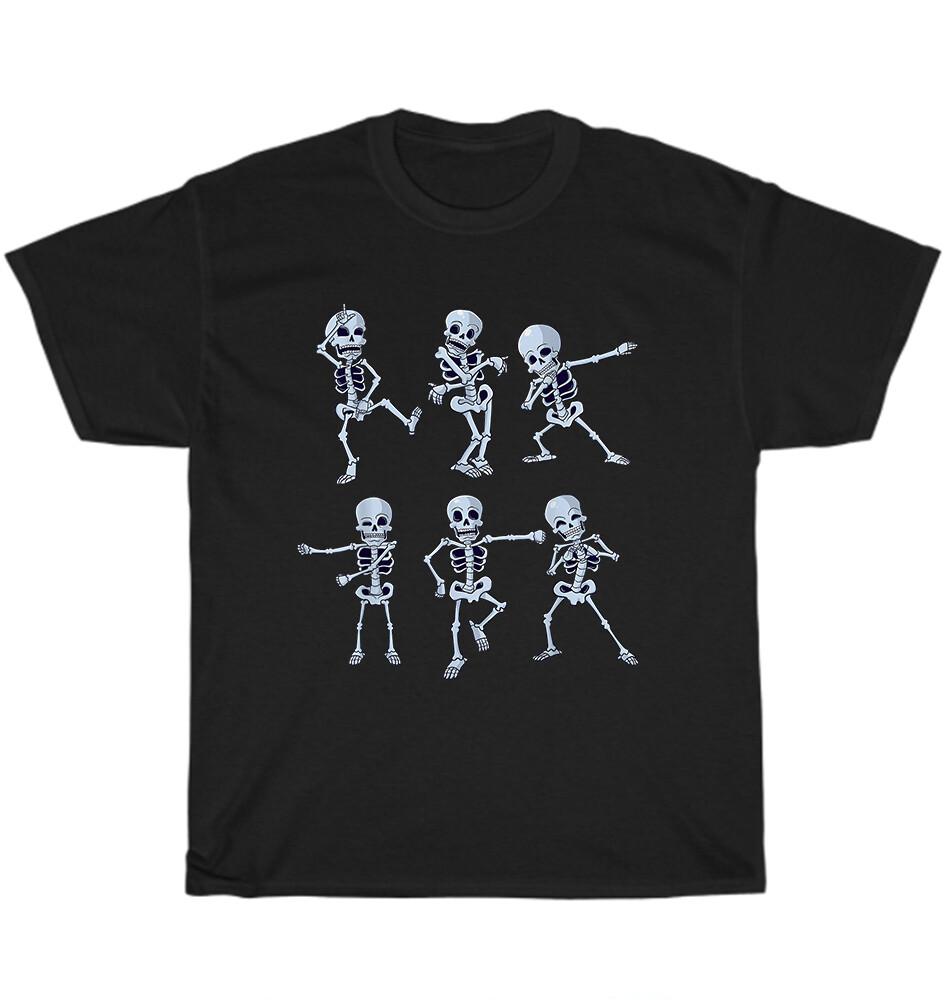 Dancing Skeletons Dabbing Skeleton Dab Dance Halloween Costume T-Shirt Unisex
