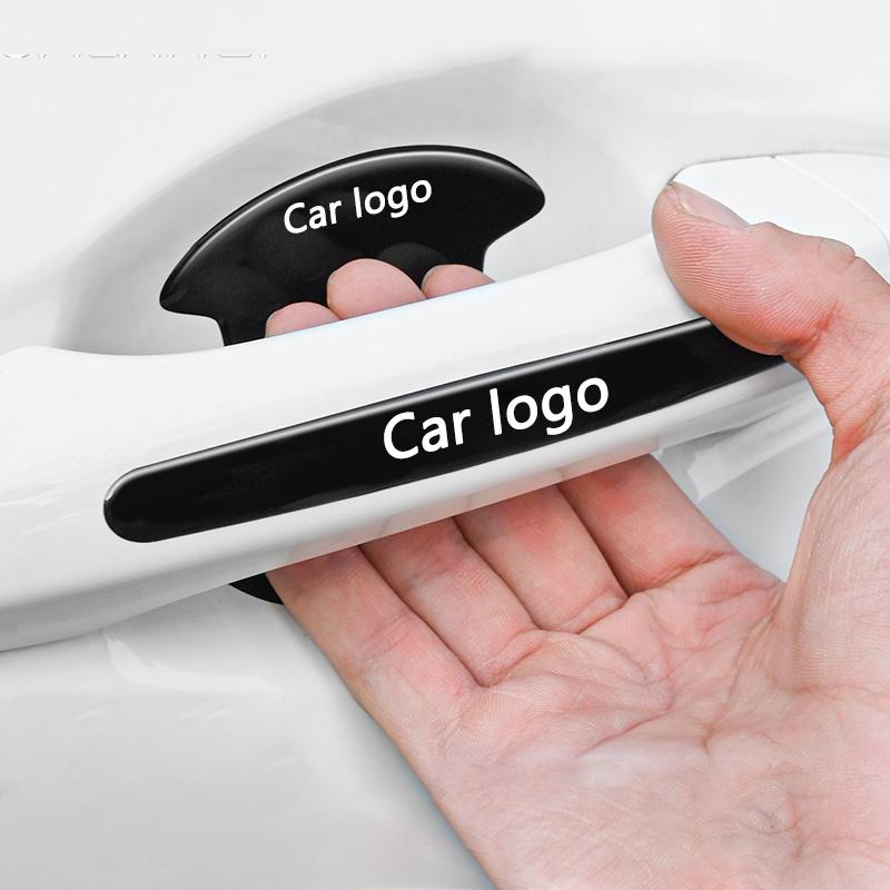 Car Door Bowl Handle Sticker Protector Anti-scratch Film For BMW M M3 M5 X1 X3 X5 X6 E90 E91 E92 E93 M3 E60 Auto Accessories kycp51