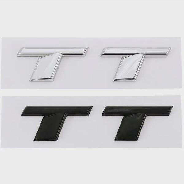 3D ABS Black TFSI Logo TDI TT Car Trunk Emblem Badge For A3 A4 A5 A6 A7 A8 Q2 Q3 Q5 Q7 Q8 TFSI TDI Sticker Accessories