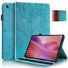 Чехол для планшета For Lenovo Tab 10.1 2025 Чехол Тиснение Дерево Флип-кошелек Подставка Чехол для Etui Lenovo Tab Tb311fu Tb311xu Чехол Funda