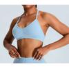 New Chest Pleated Sexy Yoga Bra For Women, Seamless Back Sports Bra, Quick Drying Running And Fitness Suit