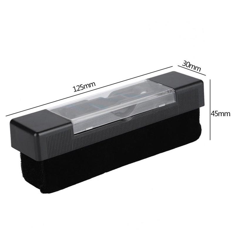 Набор щеток для чистки виниловых пластинок 2 в 1, бархатный антистатический очиститель для стилуса