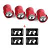 Car Interior Epoxy Logo Sticker Metal Wheel Tire Valve Cover For Volkswagen GTI Golf R Passat CC Lavida Sagitar Scirocco Tiguan