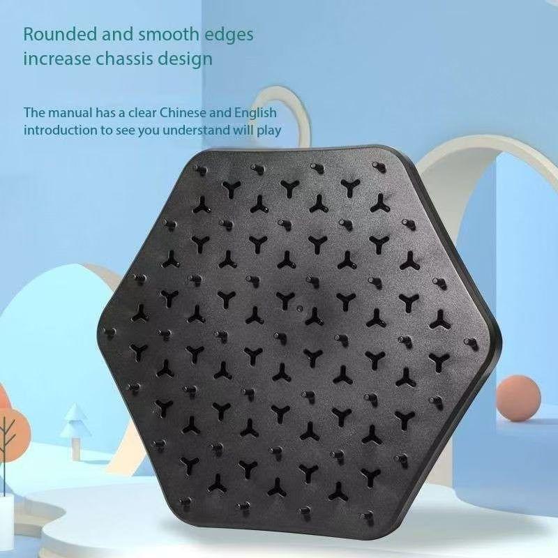 [TikTok Bestseller] Цепочка Треугольник Шахматная Битва Резиновая Игрушка для Детского Образования Логическое Мышление Тренировка