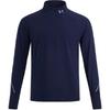Квалификационная беговая универсальная футболка с длинным рукавом мужская топы темно-синяя 1365662-411