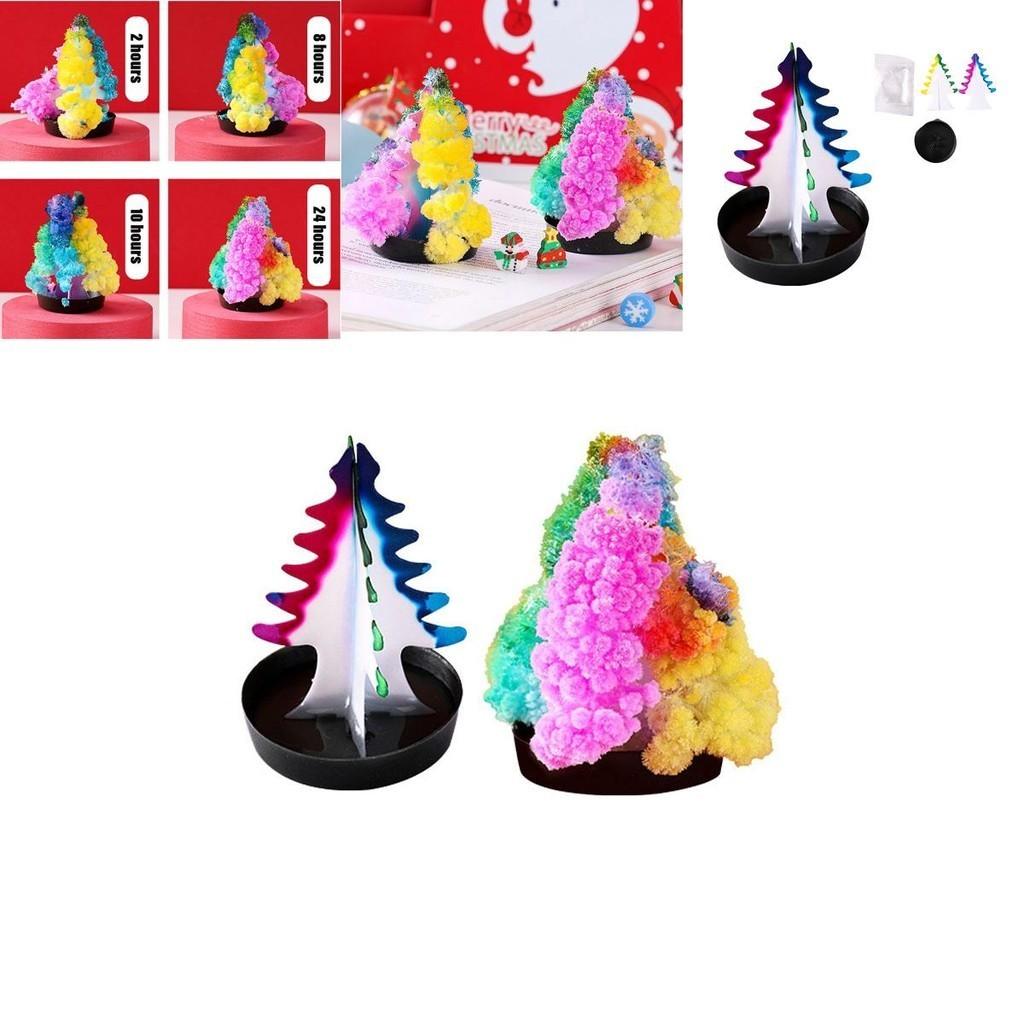 Волшебное бумажное дерево Сделай сам Рождественская елка с растущими кристаллами Ностальгическая игрушка для детей Идеальный подарок на Рождество